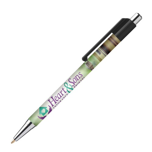 STYLO PERSONNALISE ALL OVER EMBOUT CHROME